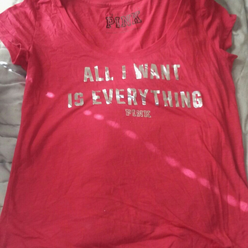 Womens medium Victoria secret pink top