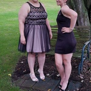 2 piece homecoming or prom dress