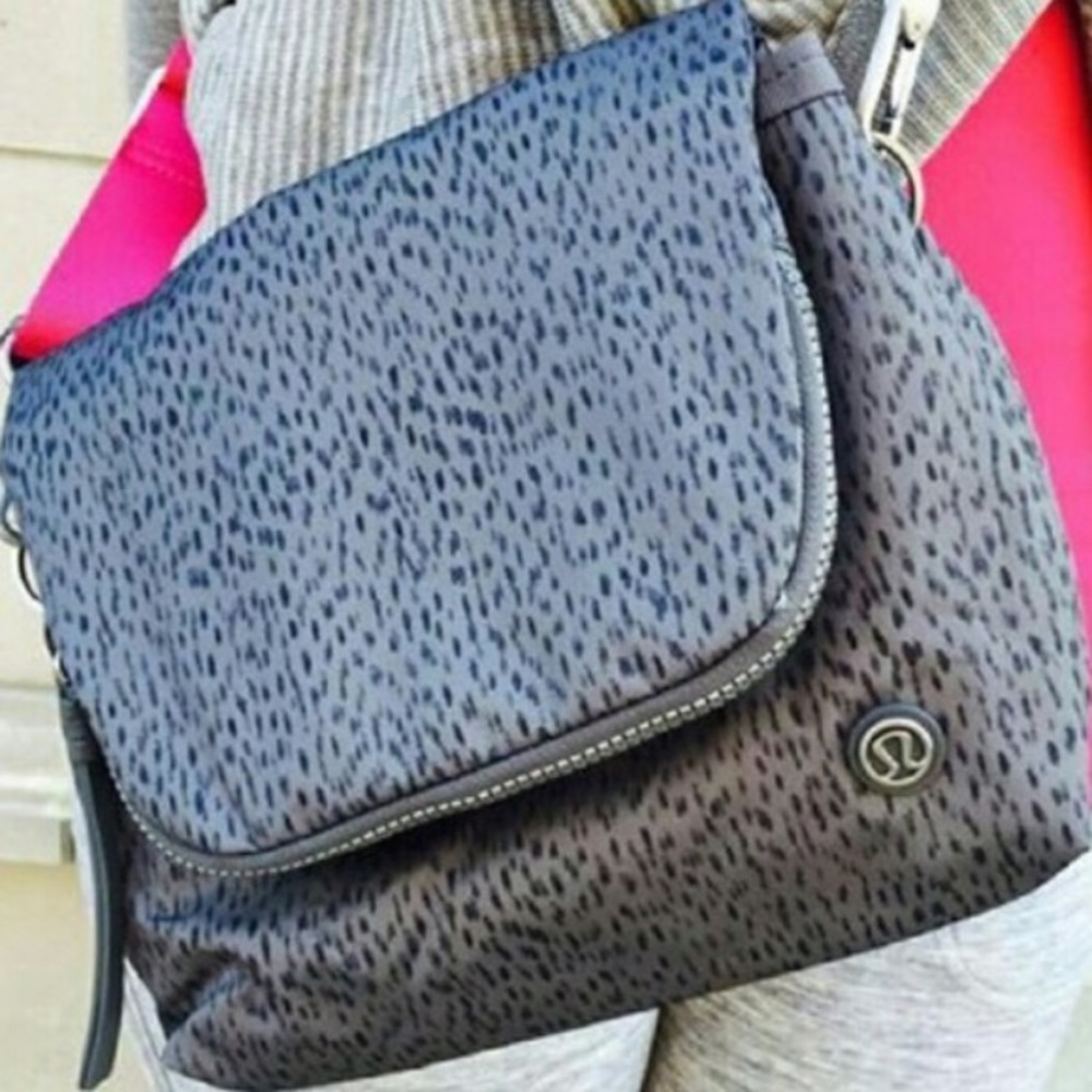 Lululemon party on cross body bag