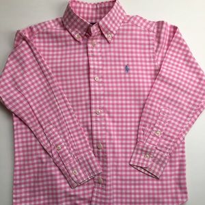 Pink Gingham oxford
