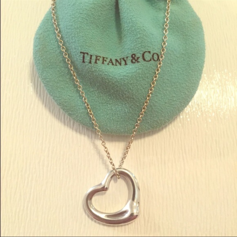 Tiffany & Co. Open Heart Necklace