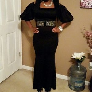 Mermaid Black Elegant Dress