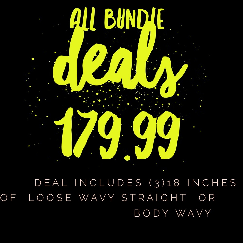 Hair bundle deals 179