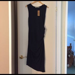 Michael Stars Ruched Midi Dress