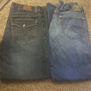2 pair Men Jeans 32x30, Lucky & Urban Pipeline