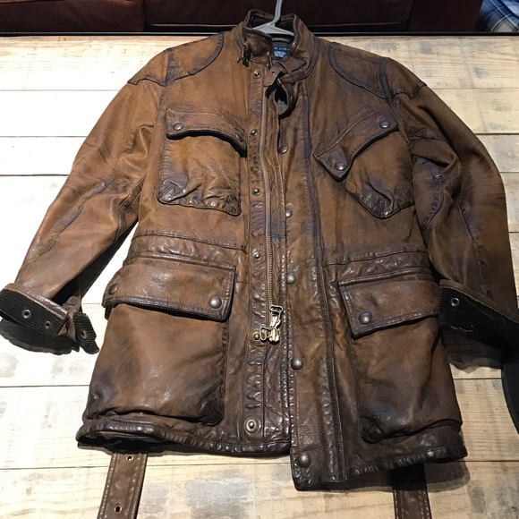 Ralph Lauren Leather Jacket - Picture 1 of 4