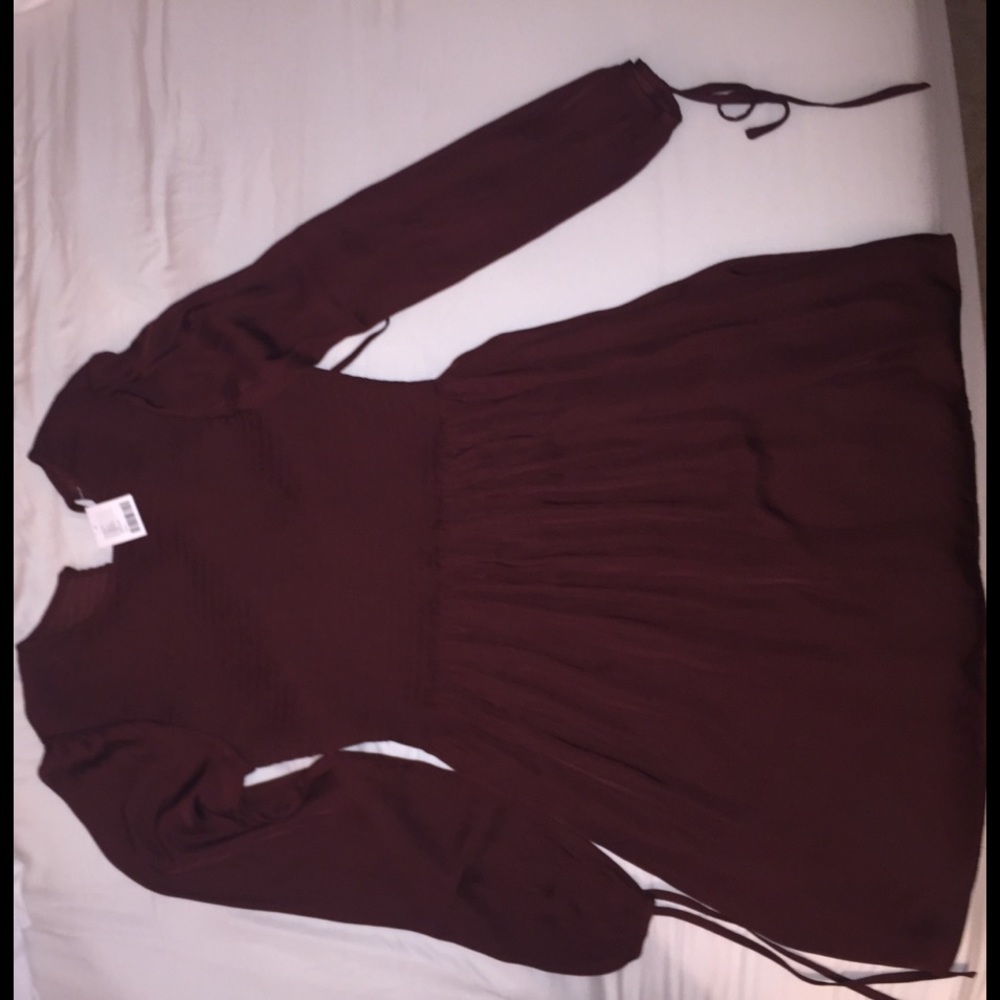 Urban outfitters merlot colored dress