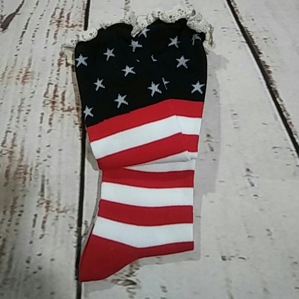 Patriotic knee high