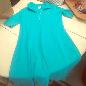 Lacoste teal dress