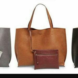 Street Level handbag with wristlet