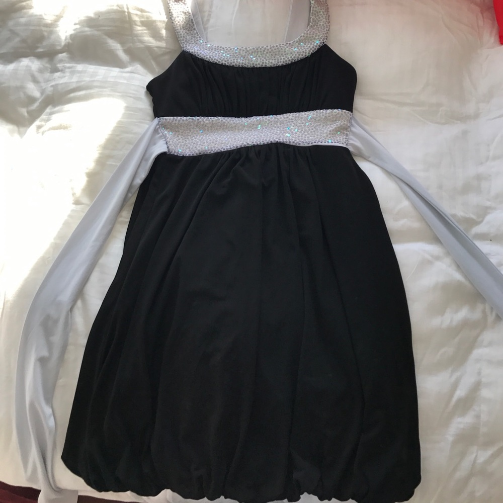 Black and white dress