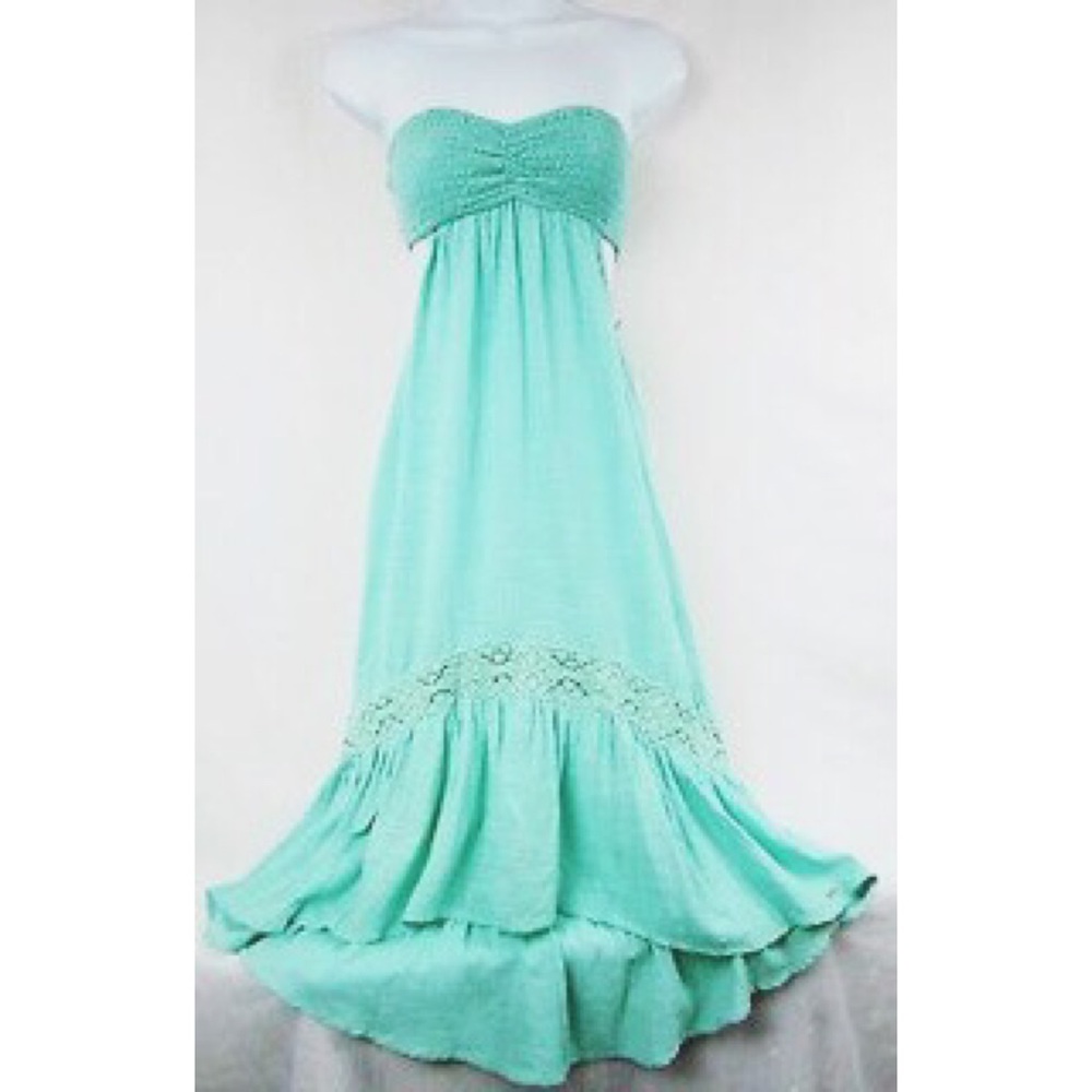 O'Neill Turquoise Gauzy Dress/Coverup - Size Small