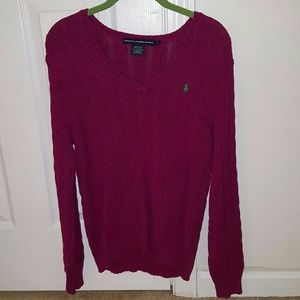 **Final markdown** RL cable knit sweater