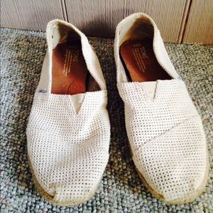 White TOMS Shoes