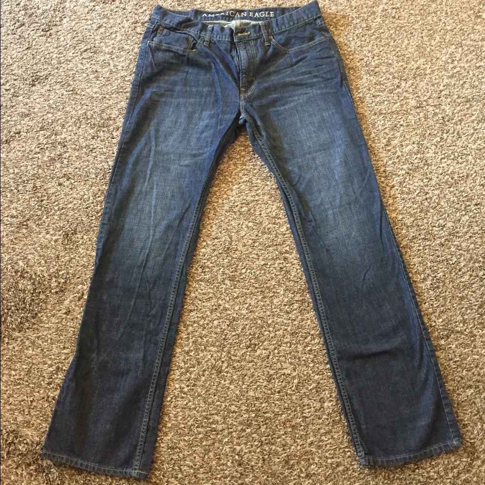 Mens American Eagle Original Straight Jeans