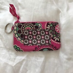 Key chain card holder
