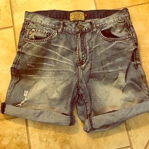 Dear John distressed jean shorts