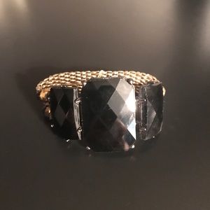 Black and gold bracelet