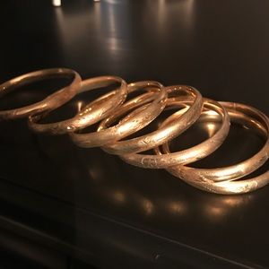 Gold bangles