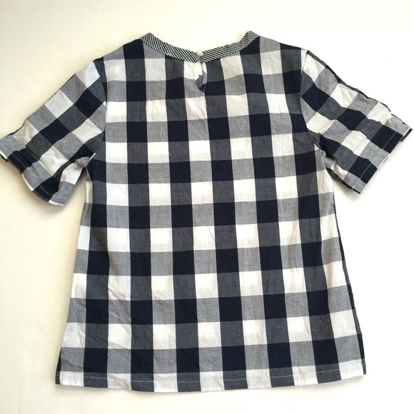 Plaid box top nwot - Picture 2 of 3