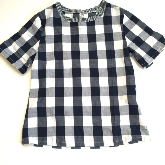 Plaid box top nwot - Picture 3 of 3