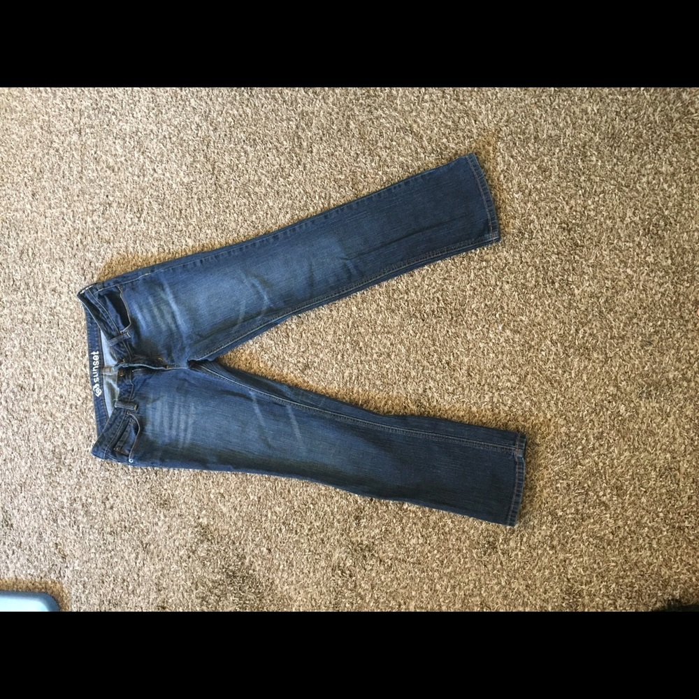 Sunset dark denim