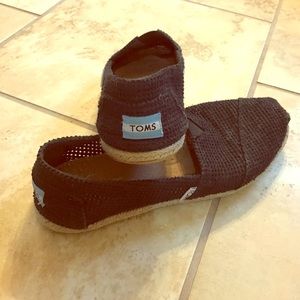 TOMS espadrilles black flats