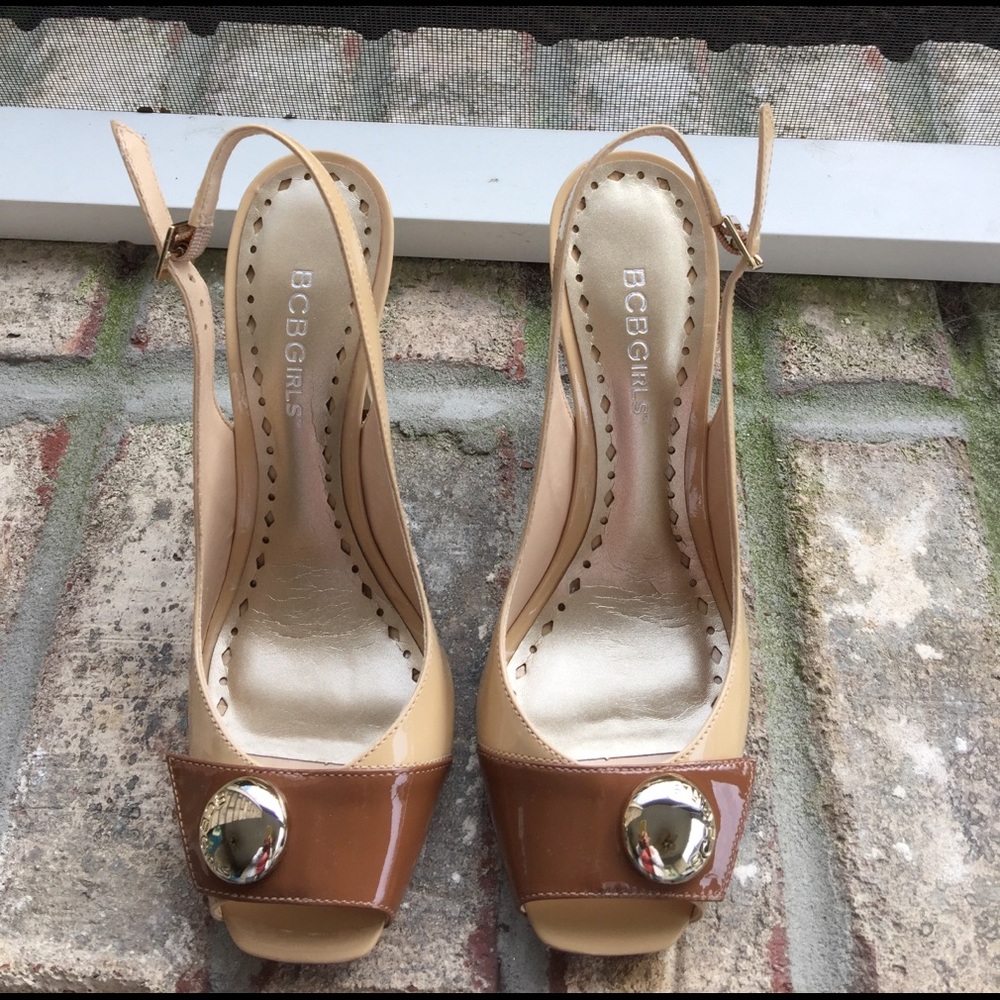 BCBGirls sling back heels