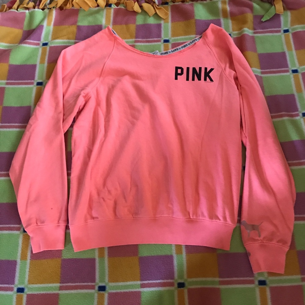 PINK off the shoulder top