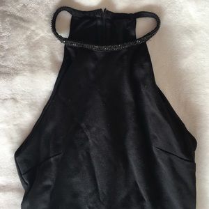 BARELY WORN~ Forever21 Tight Black Dress w/ Jewels