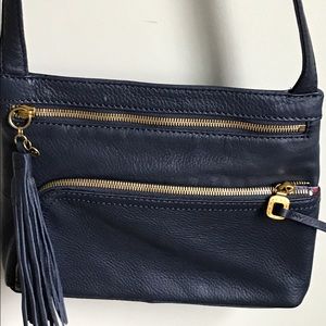 HOBO navy cross body bag