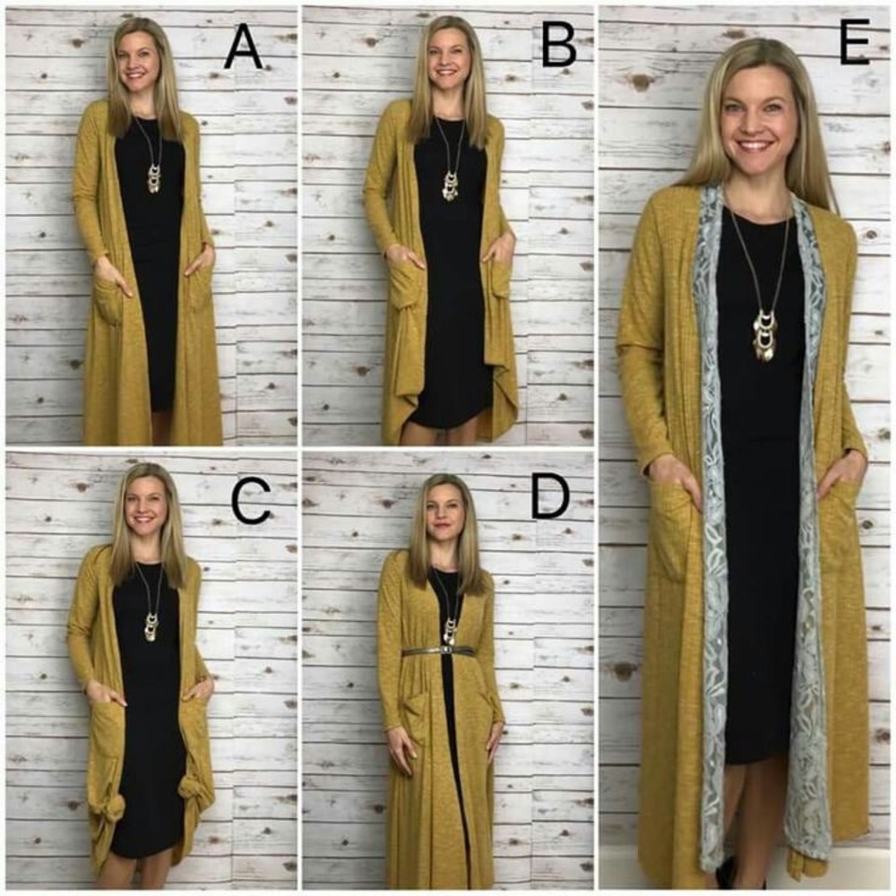 Lularoe Sarah Cardigan ..originally  w/gray dress