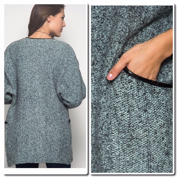 FIRM- LONG SLEEVECoat in Jade - Picture 3 of 7