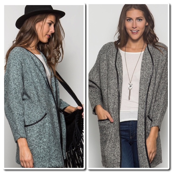 FIRM- LONG SLEEVECoat in Jade - Picture 4 of 7