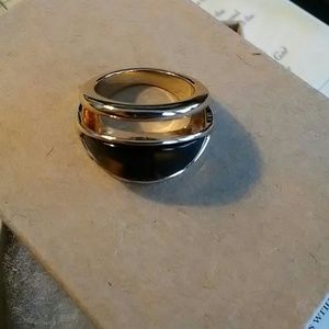 Tiger eye gold ring