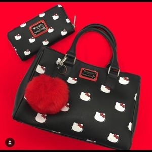 NWT Hello Kitty  pom pom Wallet