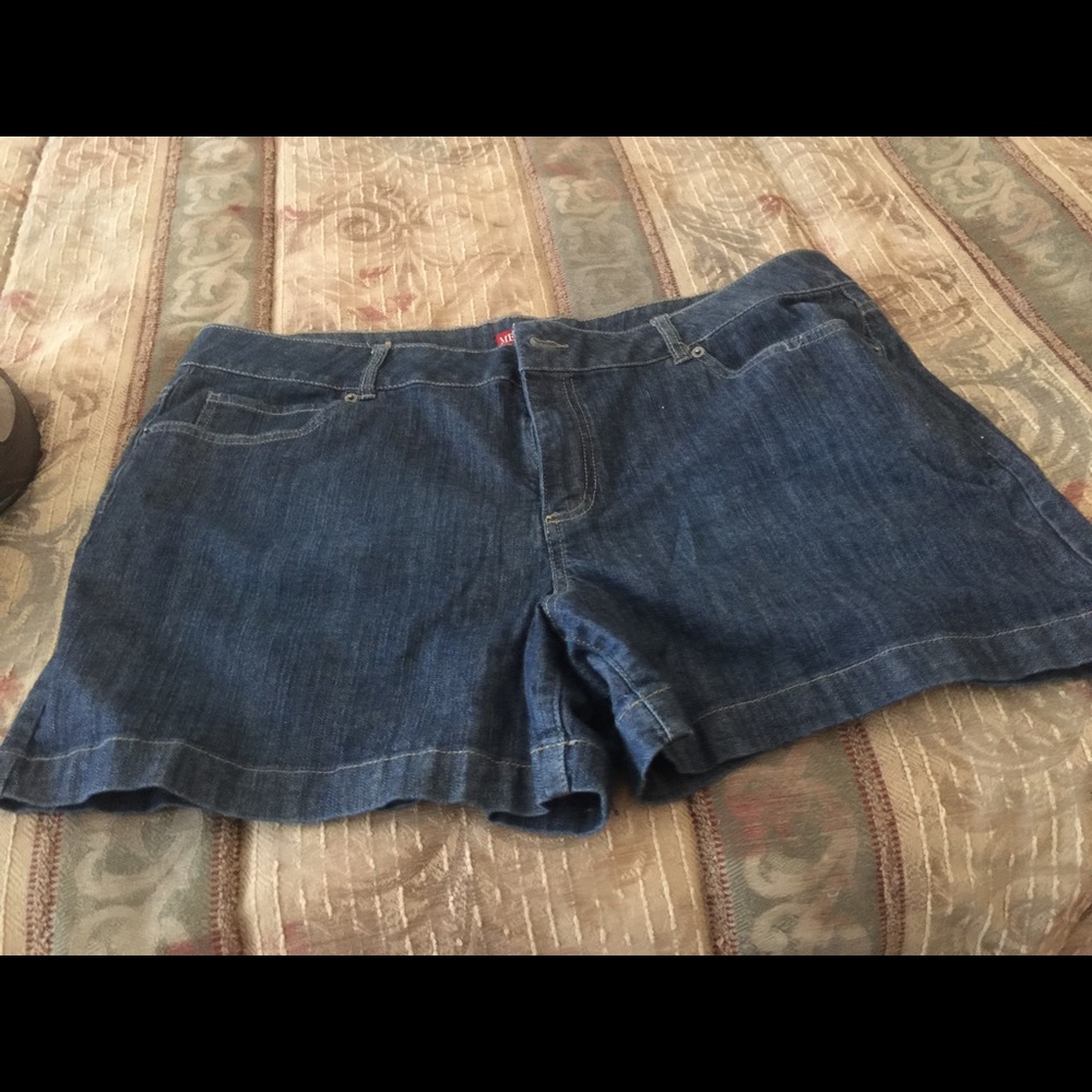 Denim shorts