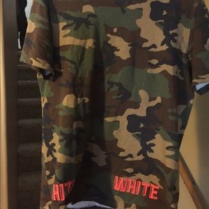 Off White C/O Virgil Abloh Camo Tee