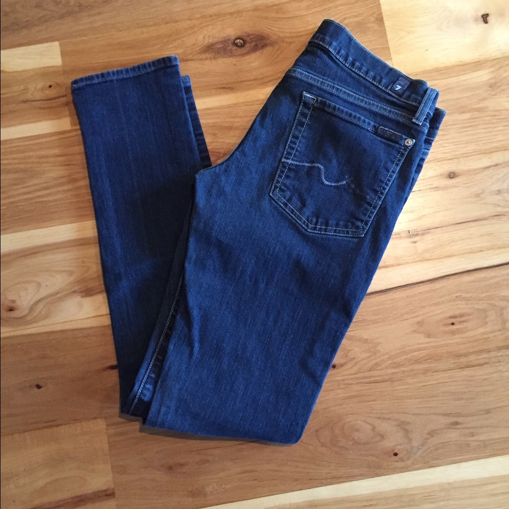 EUC 7 For All Mankind Skinny Jeans sz 31