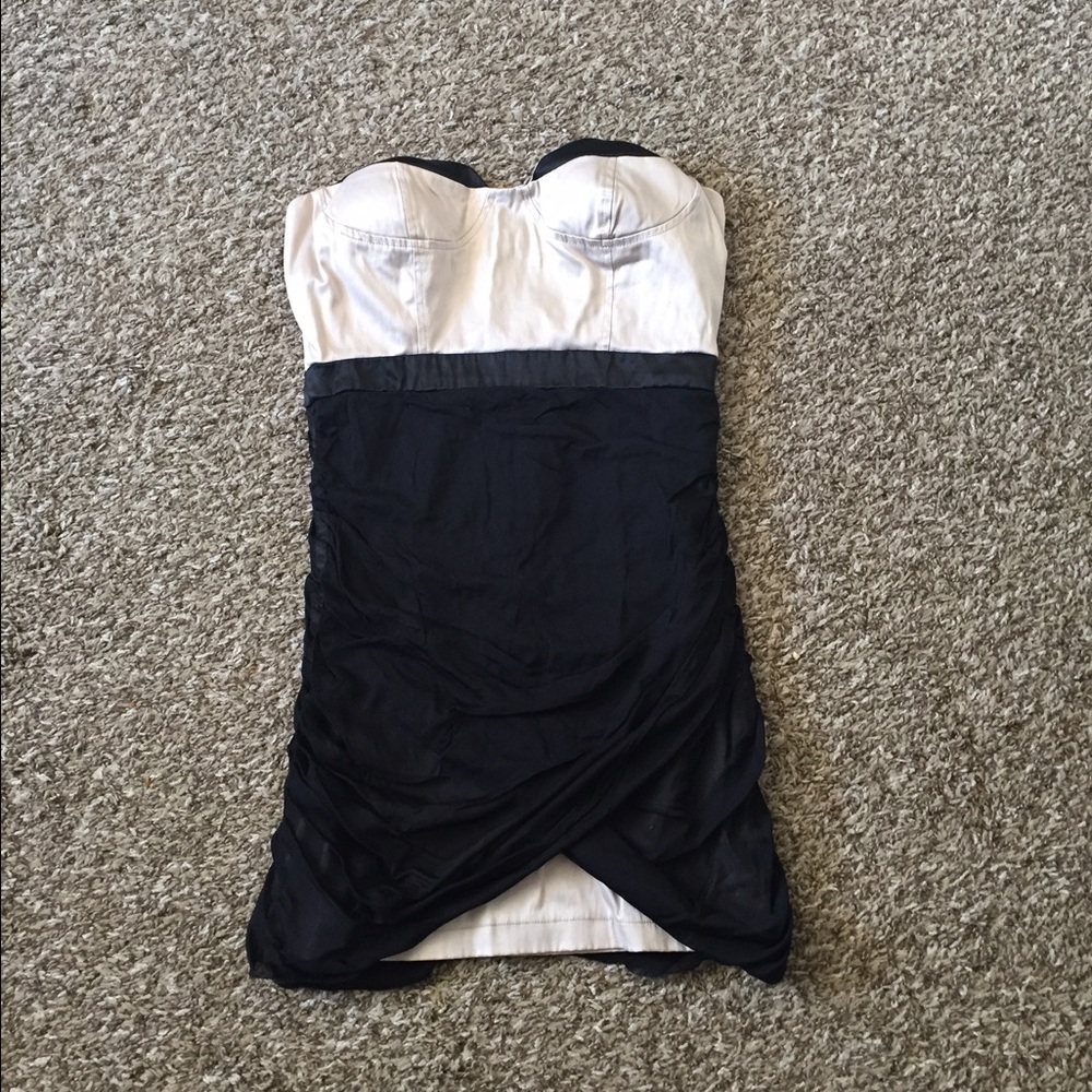 Beautiful black and tan dress