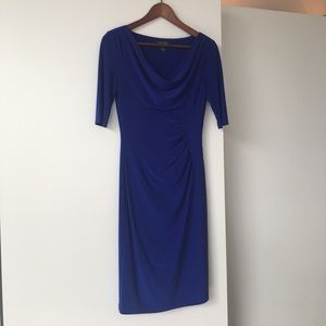 Ralph Lauren sapphire blue dress