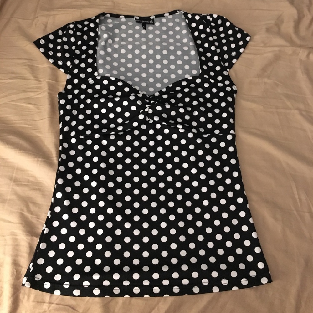 Sourpuss Polkadot Top
