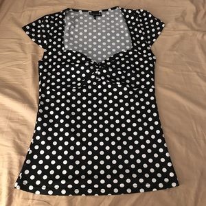 Sourpuss Polkadot Top