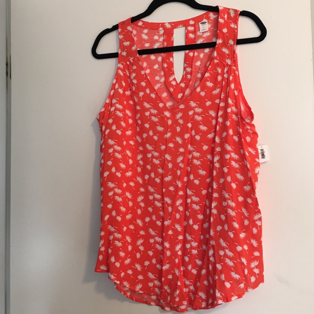 Orange Patterned Tank