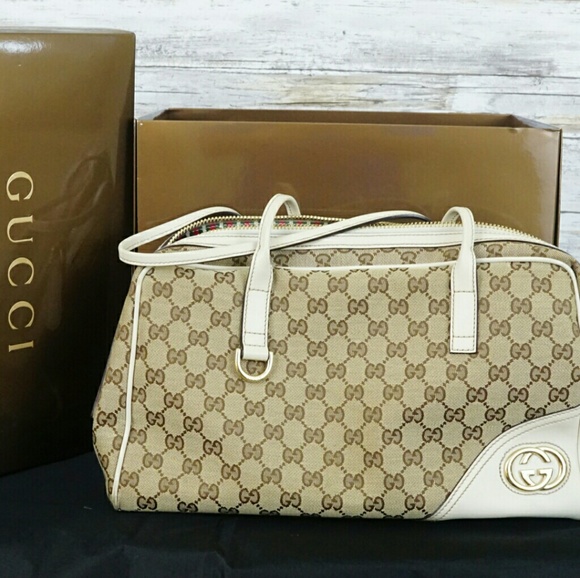 Gucci Handbags - Gucci "GG" Boston Brit Handbag
