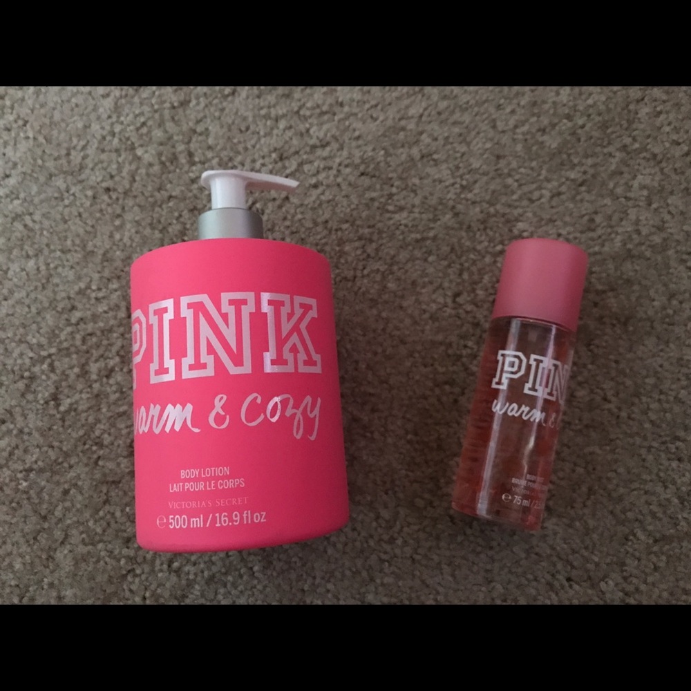 PINK VS Warm and Cozy Lotion and Mist