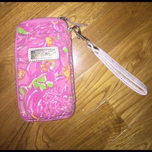 Lilly Pulitzer phone wristlet