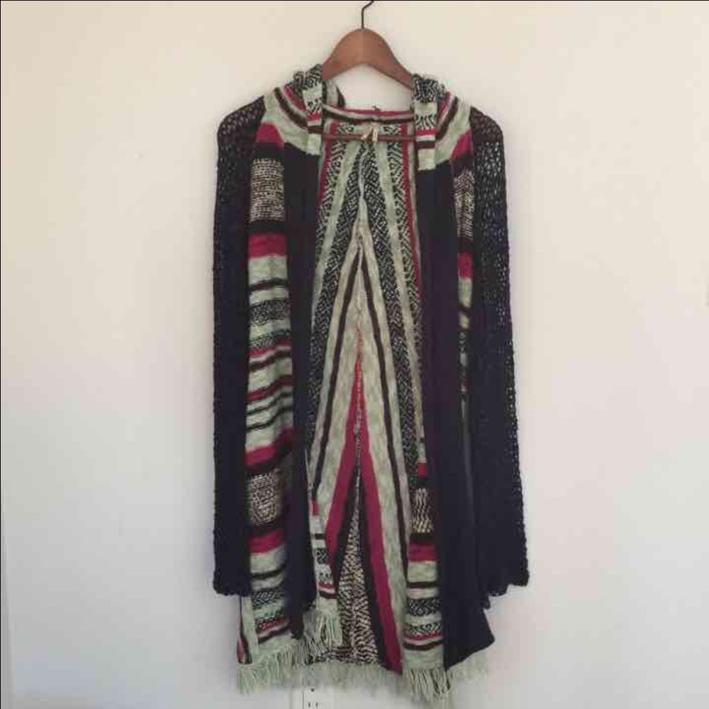 Gimmicks by BKE hooded cardigan sweater
