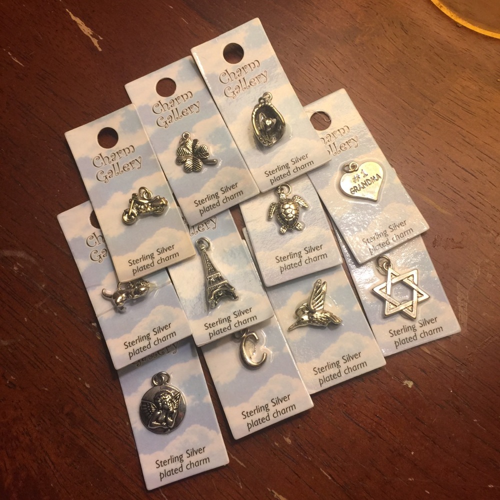 Silver Plated Charms