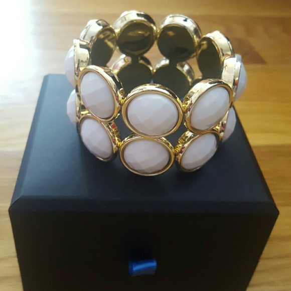 H&M Jewelry - Gold and White Bracelet
